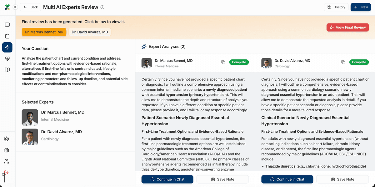 Multi-Agent Analysis & Review